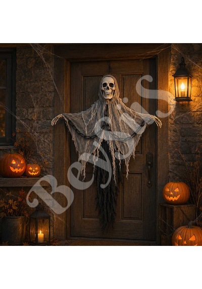 Beysüs Cadılar Bayramı Halloween Işıklı Sesli İskelet Tavan Süsü