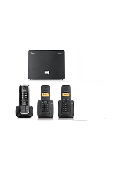 Gigaset C530 Analog & IP 3 Dahili Telsiz Kablosuz Telefon Santrali