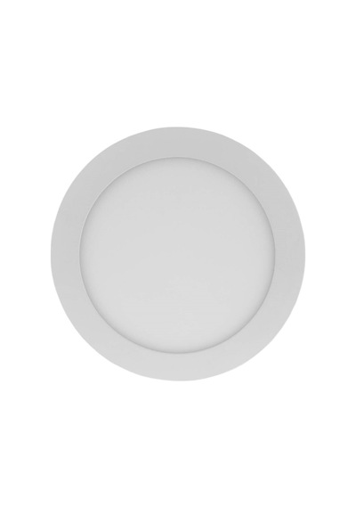 24 W Led Panel - Beyaz Işık 6500k - Beyaz Kasa - Yuvarlak - Sıv Beyaz