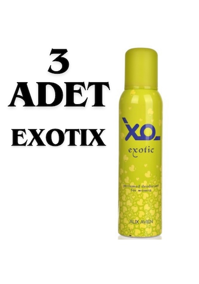 Xo Exotic Kadın Sprey Deodorant 3 x 150 ML