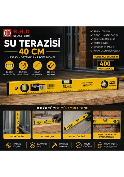 40 Cm Su Terazisi - Sarı - 70 61264364