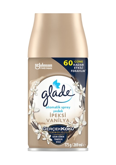 Glade Automatic Spray Yedek İpeksi Vanilya Kokusu 269 Ml 60 Gün Etkili vanilya