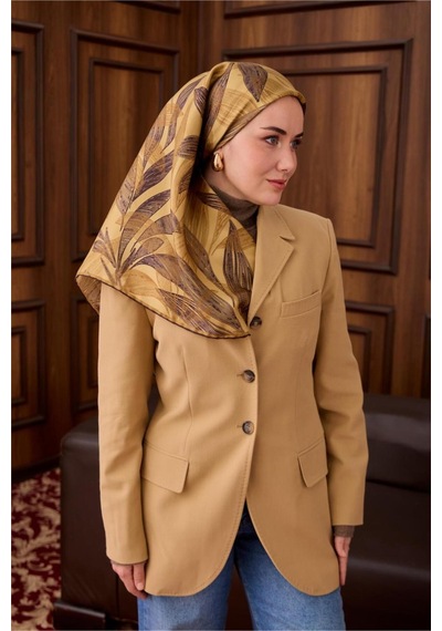 Silk Home Twill İpek Eşarp 11488-52 Acı Kahve