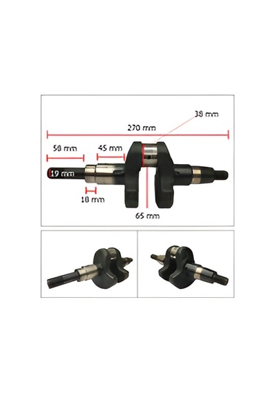 General Power Dizel Krank Mili Vidalı 7.0 Hp 38-19-58