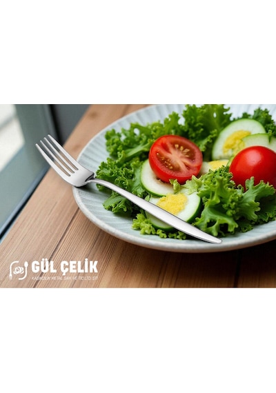 Çatal Kaşık Seti 30 Parça 6 Kişilik Sivri Model 18/0 Kalite Paslanmaz Çelik