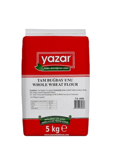 Yazar Tam Buğday Unu 5 KG