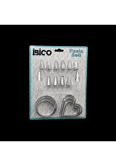 Metal Pasta Süsleme Uç Ve Kurabiye Kalıbı Seti 0029