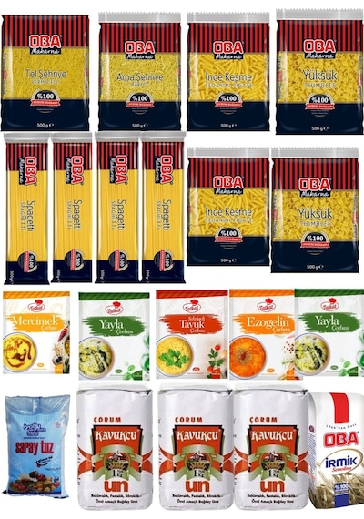Ramazan Paketi Kumanya Yardım Gıda Erzak Kolisi Ekonomik Paket 20 Parça