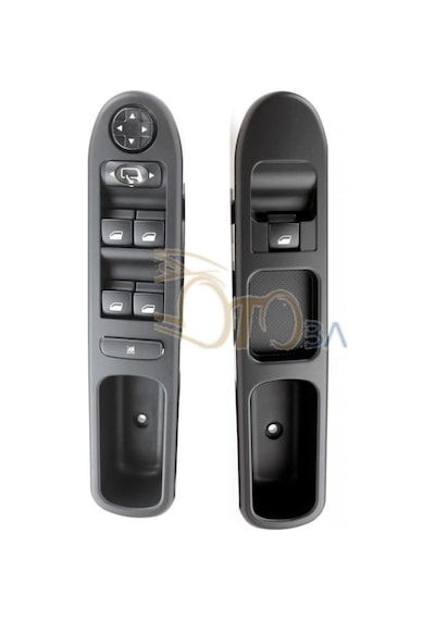 Peugeot 207 Dörtlü + Sağ Ön Tekli Cam Açma Düğmesi Anahtarı Takım