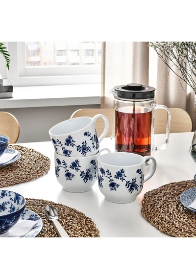 Ikea Entusıasm 2'lı Meşrubat Bardağı 500 Ml Yeşil Beyaz Beyaz - Yeşil