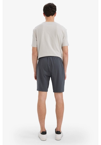 DeFacto Slim Fit Dar Kesim Cepli Pamuklu Basic Düz Bermuda Şort W1105AZ25SPAR58