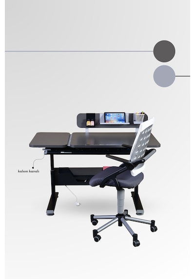 Creo Mobili Yükseklik Ve Eğim Ayarlı, Vega Advanced Bilgisayar Ve Çalışma Masası Takımı Antrasit/gri Gri Creo Mobili Yükseklik Ve Eğim Ayarlı, Vega Advanced Bilgisayar Ve Çalışma Masası Takımı Antrasit/gri Gri