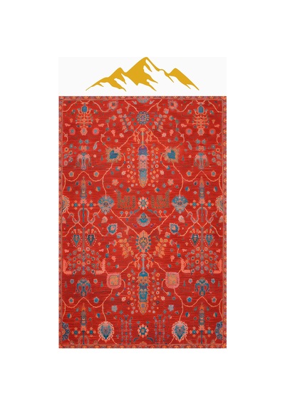 Modern Sisal Serisi Dijital Baskı Sisal Dokuma Halı Slh042 Renkli