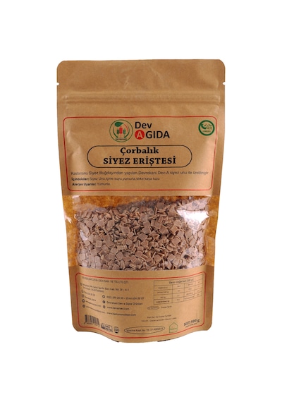 Çorbalık Siyez Erişte 500 G (Aç-Kapa Ambalaj)