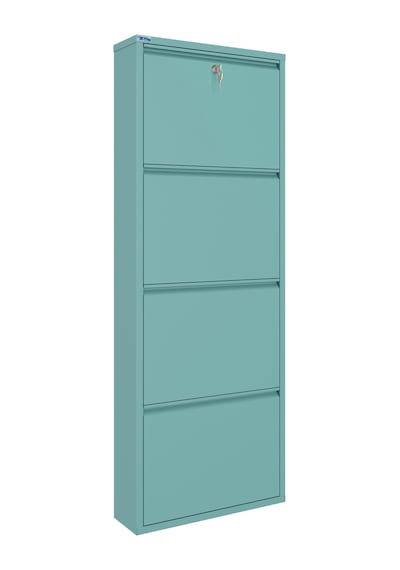 Ceha Kilitli 4'lü Metal Ayakkabılık - Turkuaz K.AYK-4/P6034/KL Ceha Kilitli 4'lü Metal Ayakkabılık - Turkuaz K.AYK-4/P6034/KL
