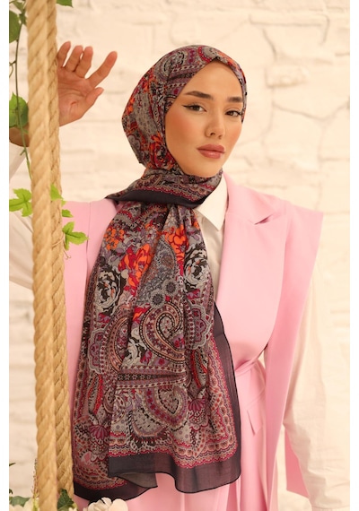 Silk Home Nariya Şal 90001-37 Fuşya