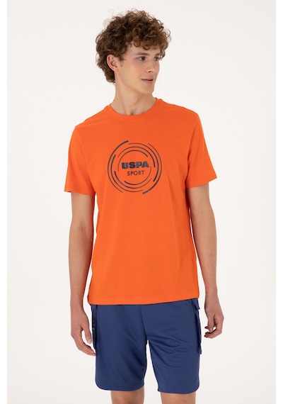 U.S. Polo Assn. Erkek Regular Fit Bisiklet Yaka Nar Çiçeği Tişört 50300261-VR039 U.S. Polo Assn. Erkek Regular Fit Bisiklet Yaka Nar Çiçeği Tişört 50300261-VR039