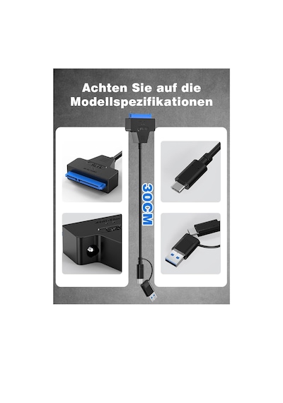 Maxgo 3151 Type-c Usb Sata 3.0 2.5 3.5 Inç Ssd Hdd Harddisk Çevirici Dönüştürücü Kablosu