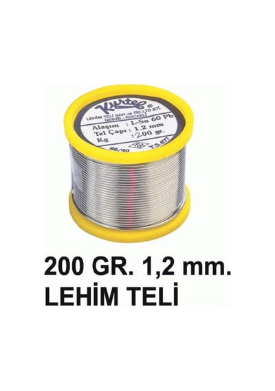 Kurtel 200Gram 1,2Mm Lehim Teli - Kargo Ücretsiz