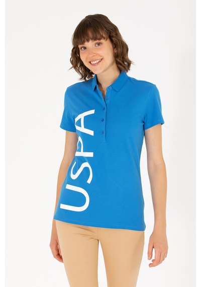 U.s. Polo Assn. Kadın Saks Tişört 50262939-vr045 Saks U.s. Polo Assn. Kadın Saks Tişört 50262939-vr045 Saks