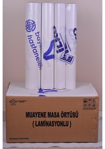 Muayene Masa Örtüsü Laminasyonlu 50 x 50 M 8 Rulo