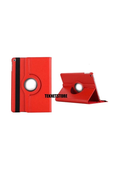 Apple Uyumlu iPad, 9. Nesil 2021 10.2 Inç Tablet Standlı 360 Dönebilen Deri Kılıf Leather Case Tam Kılıf