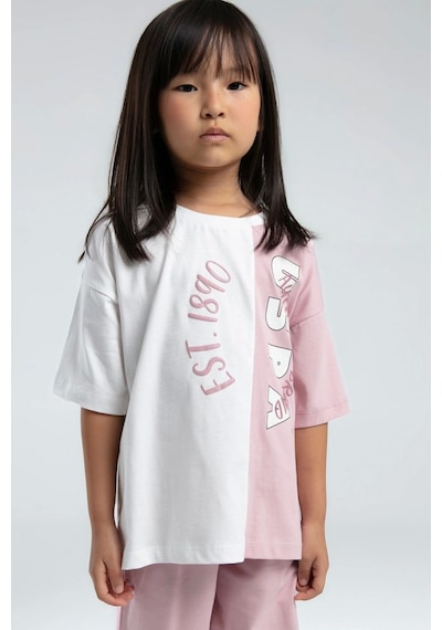 U.S. Polo Assn. Kız Garson Bermuda Takım - Soft Pembe Soft Pembe