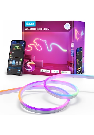 Govee 2.Nesil Neon Led Şerit 5 M Beyaz