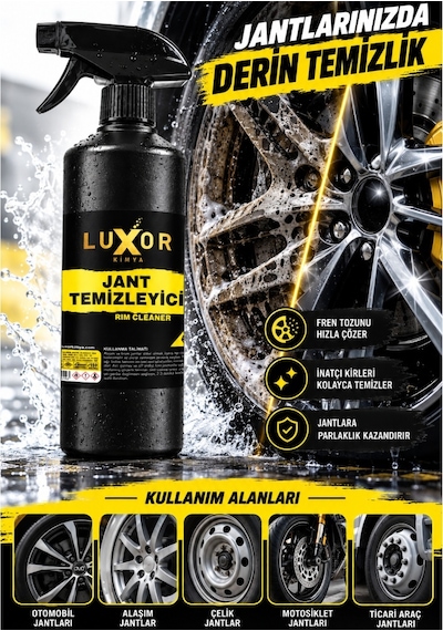 Luxor Kimya Gold Serisi Jant Temizleyici 473 ML