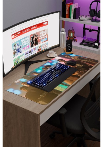 Elite V1 90x40 Xxl Gaming Kauçuk Kaymaz Taban Mouse Pad Fare Altlığı