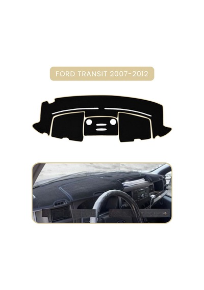 Ford Transit 2007-2012 Torpido Koruma Halısı Bej Kenar