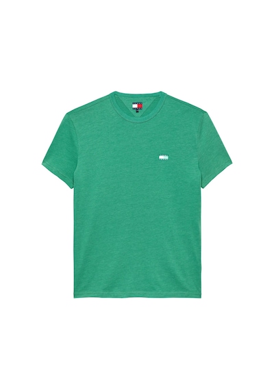 Tommy Hilfiger Tjm Reg Badge Tee Ext Erkek Yeşil T-shirt - Dm0dm22667