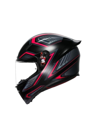 Agv K1 S E2206 Sling Matt Siyah Pembe  Motosiklet Kaskı.