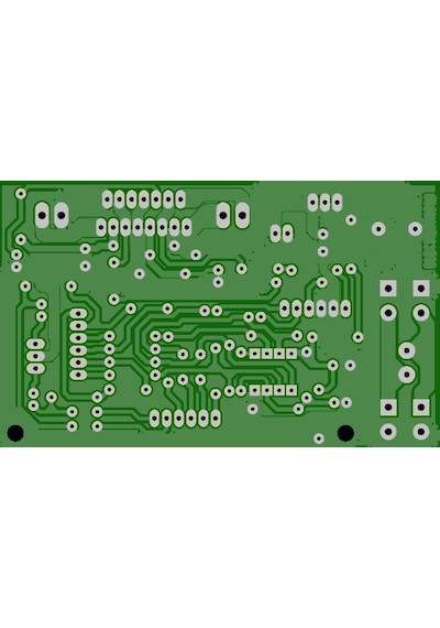 30 Watt Bas Ve Tiz Kontrollü Stereo Amfi Devresi Yeşil
