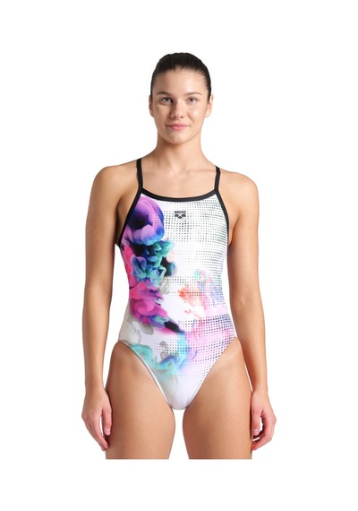 Arena Airbrush Swimsuit Challenge Back Kadın Siyah Yüzücü Mayosu 007912510 1592081 Siyah