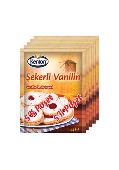 Kenton Şeker Vanilin 5 Li 5 Adet Koli