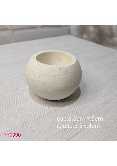 Yy0990 Yuvarlak Saksı Silikon Kalıp