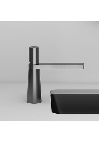 Arco Kısa Lavabo Bataryası Mat Füme