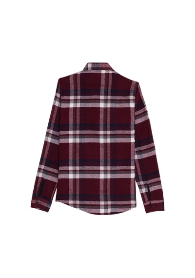 Tudors Erkek Slim Fit Dar Kesim Kareli Kışlık Oduncu Gömlek-42344 Bordo Tudors Erkek Slim Fit Dar Kesim Kareli Kışlık Oduncu Gömlek-42344 Bordo