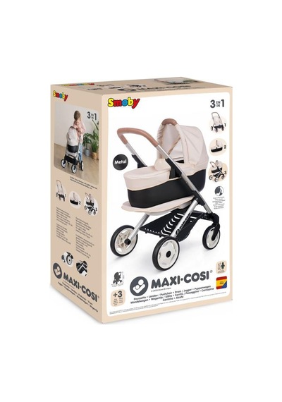Smoby Maxi-cosi&quinny 3'ü 1 Arada Oyuncak Bebek Arabası - Bej 253122