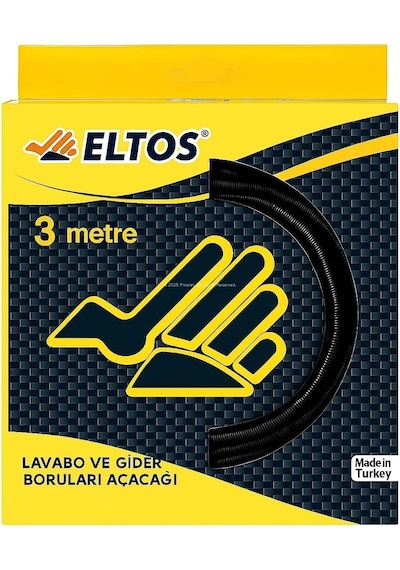 Lavabo Açma Teli, 6 Mm Kalınlık, Dayanıklı, Metal Tel, Lavabo Ve Gider Borusu Açacağı, Tıkanıkl