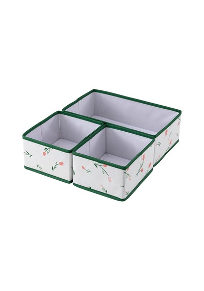 Stilera Floral Desen 3 Lü Düzenleyici Çok Renkli