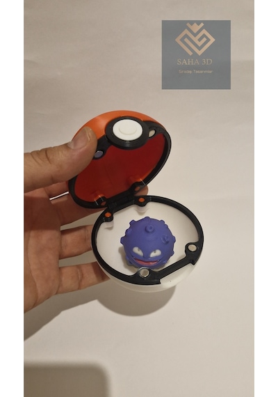 Pokemon Mıknatıslı Poke Topu Koffing Hediyeli
