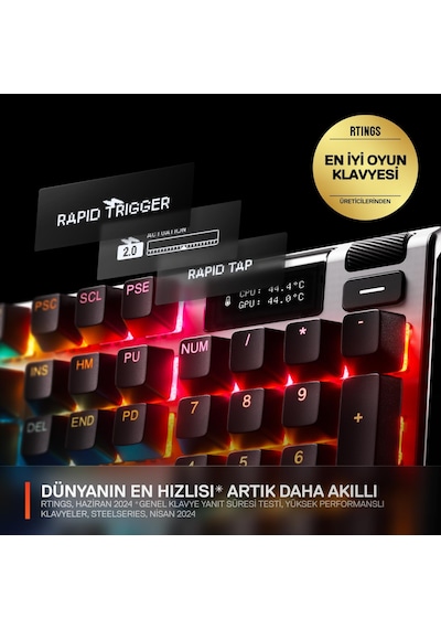 Steelseries Apex Pro Gen 3 Rgb Mekanik Oyuncu Klavyesi