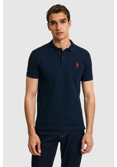 U.s. Polo Assn. Erkek Lacivert Tişört Basic 50322304-vr033