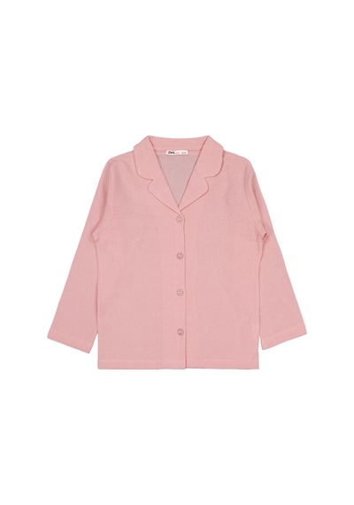 Civil Girls Düz 6-9 Yaş Pijama Takımı Pudra