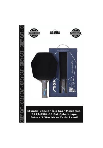 Etkinlik Gençler İçin Spor Malzemesi 1213-0304-35 Bat Cybershape Future 3 Star Masa Tenis Raketi