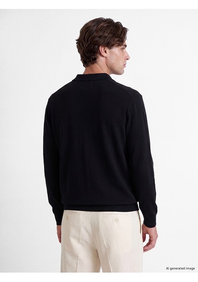 Lcw Vision Siyah Regular Fit V Yaka Erkek Triko Hırka