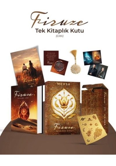 Firuze 1: Kehribar Ateşi Tek Kitaplık Kutu - Aıaı-875756