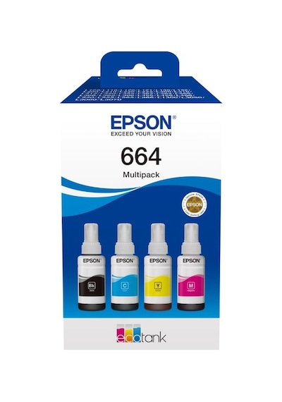 Epson 664 L220 Kutulu Multipack Mürekkep Seti